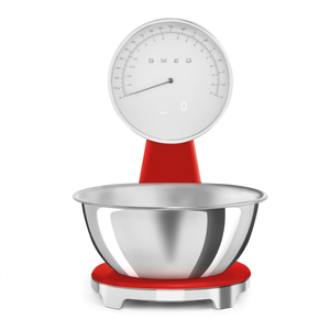 Smeg KSF01RDWW 50s Style Retro Kitchen Scales - Red