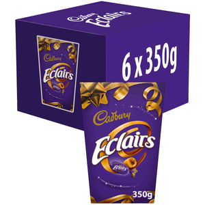 Cadbury Chocolate Eclairs Carton 350g (Box of 6)