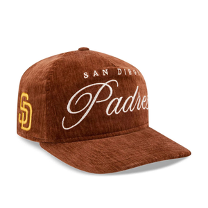 San Diego Padres MLB Team Script Dark Brown 19TWENTY Adjustable Cap