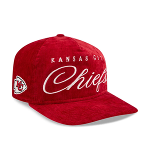 Kansas City Chiefs NFL Team Script Red 19TWENTY Adjustable Cap