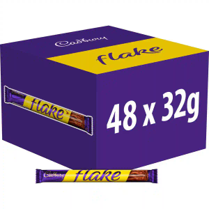 Cadbury Flake Chocolate Bar 32g (Box of 48)