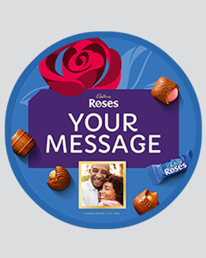 Cadbury Personalised Roses Tub