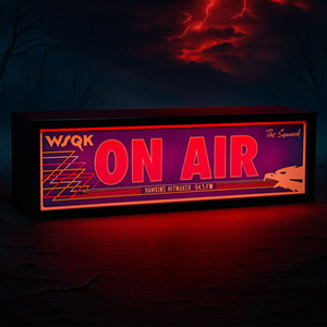 Stranger Things WSQK On Air Light