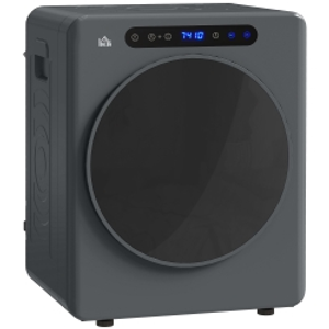HOMCOM 4kg Compact 40-60℃  Tumble Dryer - Grey