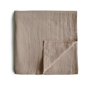 Mushie - Organic Swaddle - Natural