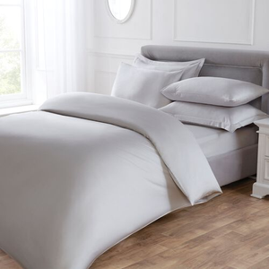 SUPER KING DUVET COVER Tencel/Cotton Silver