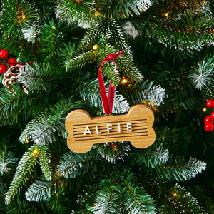 Dog Name Tree Decoration