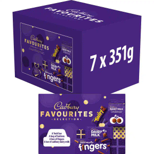 Cadbury Dairy Milk Favourites Chocolate Selection Box 351g (Box of 7)