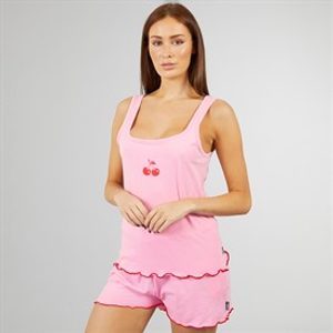 L'amore Couture Womens Cherry Pyjama Multi