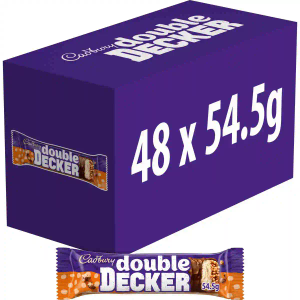 Double Decker Chocolate Bar 54.5g (Box of 48)
