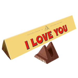 Toblerone I Love You Milk Chocolate Bar 360g