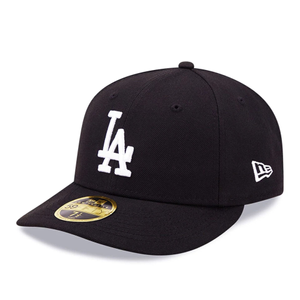 LA Dodgers MLB Black Low Profile 59FIFTY Fitted Cap
