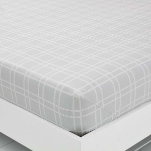 BRUSHED COTTON WINTER FOREST Double Fitted Sheet
