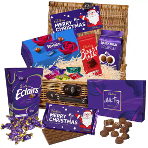 Cadbury "Merry Christmas" Chocolate Basket
