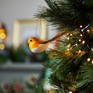 Set of 3 Robin Christmas Tree Decorations