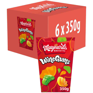 Maynards Bassetts Wine Gums Carton (Box of 6)
