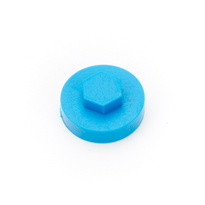 19mm Solent Blue Colour Cap for Hexagon Self Drilling Tek Screws Pack of 1000