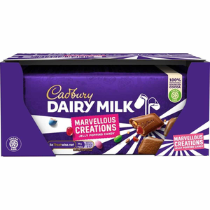 Dairy Milk Jelly Popping Candy Bar 160g (Box of 19)