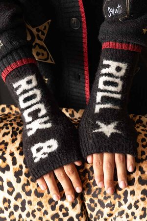 Black & White Rock 'N' Roll Handwarmers