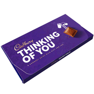 Cadbury Dairy Milk "Thinking of You" Chocolate Bar with Gift Envelope 110g