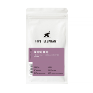 Five Elephant - kawa ziarnista Etiopia Tadese Teko Washed Filter 250 g