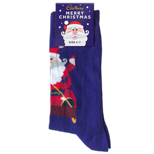 Cadbury Secret Santa Christmas Socks - Med