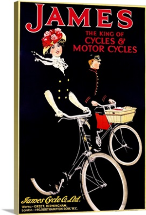 James - The King Of Cycles and Motorcycles Poster