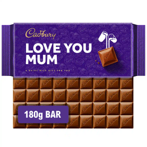 Cadbury "Love You Mum" Dairy Milk Chocolate Bar 180g
