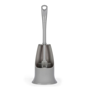 BELDRAY ANTIBAC Silicone Grey Toilet Brush