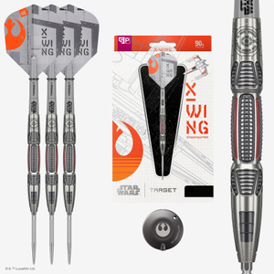 STAR WARS X-WING 90% 22G SP STEEL TIP DARTS 2025