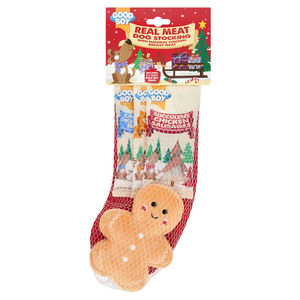 GOOD BOY Real Meat Dog Stocking, 3 Treats &amp; Soft Toy