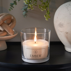 EmberTM Glass Jar LED Candle 12cm