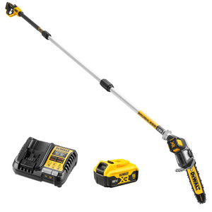 Dewalt DCMPS567P1 18V XR 20cm Pole Saw - 1x 5Ah Battery & Charger