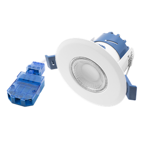 Ovia OXM-W Inceptor Milli White 4-6.4W Dimmable IP65 Fixed LED Fire Rated Downlight With CCT