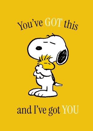 Peanuts You’ve Got This And I’ve Got You Card