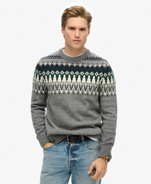 Maglione girocollo Fair Isle