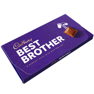 Cadbury Dairy Milk "Best Brother" Chocolate Bar with Gift Envelope 110g