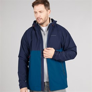 Craghoppers Mens Osuna AquaDry Waterproof Jacket Bluenavy/Poseidon Blue