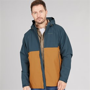 Craghoppers Mens Osuna AquaDry Waterproof Jacket Blue Stone/Blouder