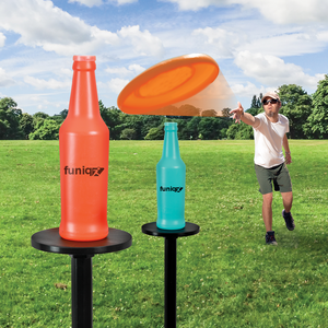 funiq Glow In The Dark Bottle Topper Frisbee Outdoor Game
