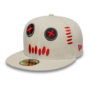 New Era Voodoo Doll Light Beige 59FIFTY Fitted Cap