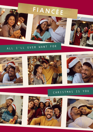 All I’ll Ever Want for Christmas Photo Upload Card