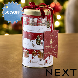 NEXT Set of 3 Tin Candles