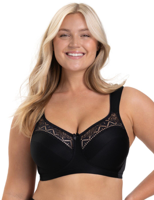 Miss Mary Of Sweden Breeze Non Wired Bra - Black