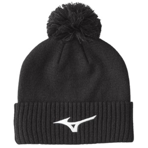 Mizuno Crested Bobble Hat - Black