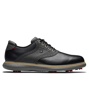 FootJoy Traditions Golf Shoes Black 57904 - Shoe Size:UK 11 Medium Width