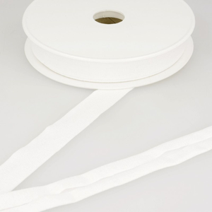 Biais jersey viscose - Blanc