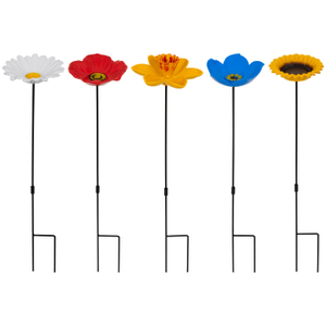 Woodside Cast Iron Bird Feeders Flower Shaped Decorative Garden Seed & Nut Dish 5 PACK