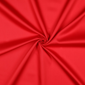 Tissu satin de coton - Rouge