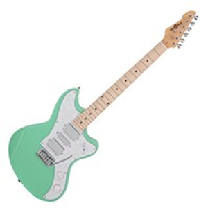 Seattle Electric Guitar by Gear4music, Seafoam Green